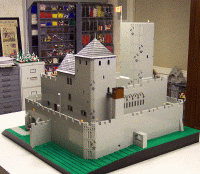 A brilliant model of a norman castle