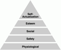 Maslow's hierarchy of needs