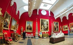 The Nash gallery in Buckingham Palace